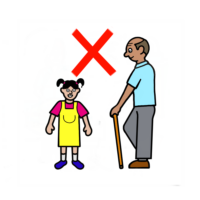 No old or young visitors