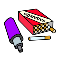 Cigarettes and vapes