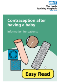Thumbnail for Contraception after having a baby easy read