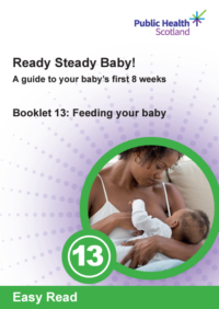 Thumbnail for Ready Steady Baby! Booklet 13: Feeding your baby