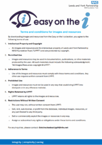 Thumbnail for easy on the i - terms and conditions 