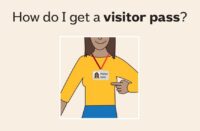 How do I get a visitor pass
